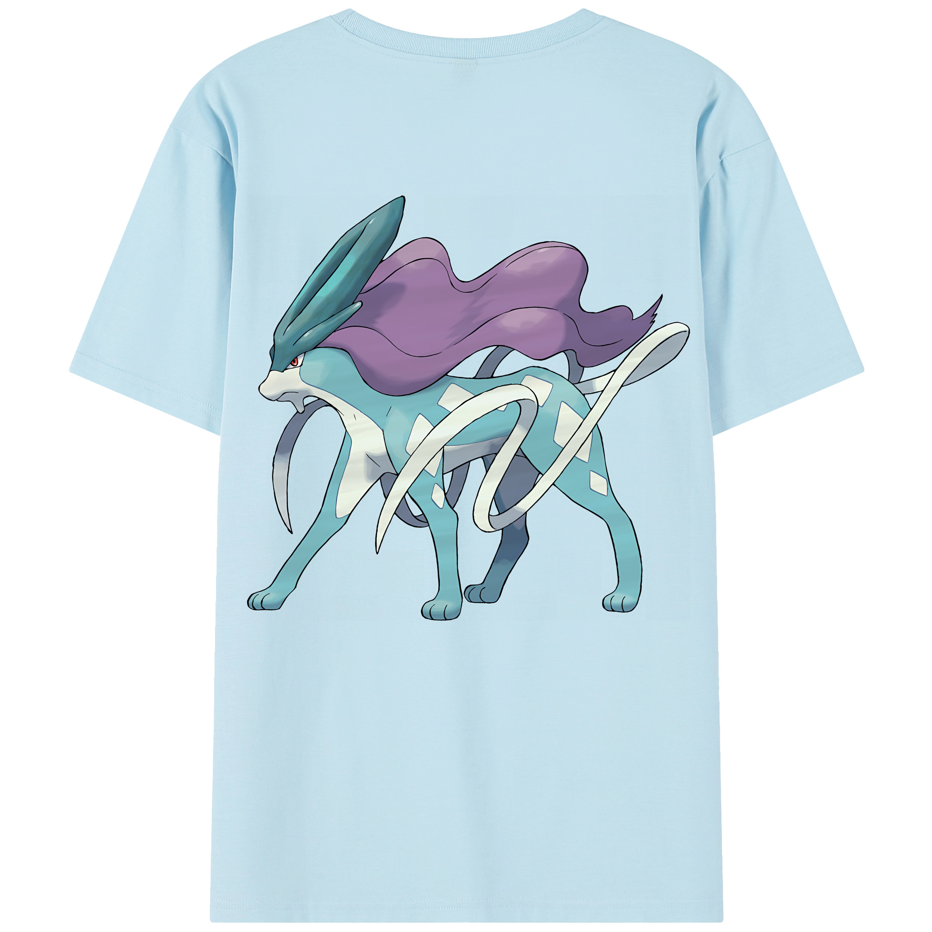 （画像用） ポケットモンスター Pokémon 綿100％半袖Tシャツ（背面プリント）